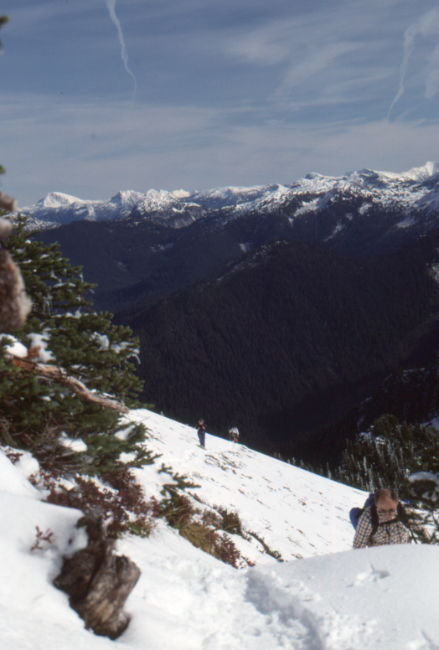 On the Cheam Peak Trail, October 1989