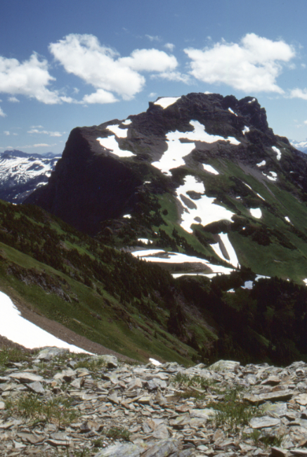 Lady Peak, from the Cheam Peak Trail, July 1989