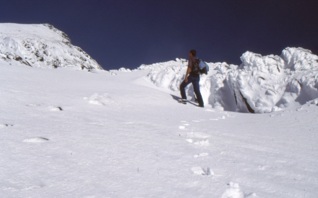 Murray Lundberg on the Cheam Peak Trail - near Chilliwack, BC, October 1989.