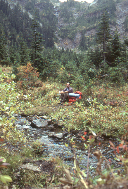 Murray Lundberg on the Upper Pierce Lake Trail - near Chilliwack, BC.