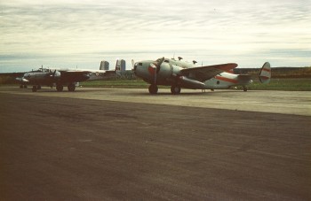 Bill Lythgoe Photo: RCAF, and CF-HBX, Fort Nelson, n.d.