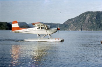 Bill Lythgoe Photo: CF-HSP, Pacific Western Cessna 180, Sullivan Bay, Nov. 16, 1955